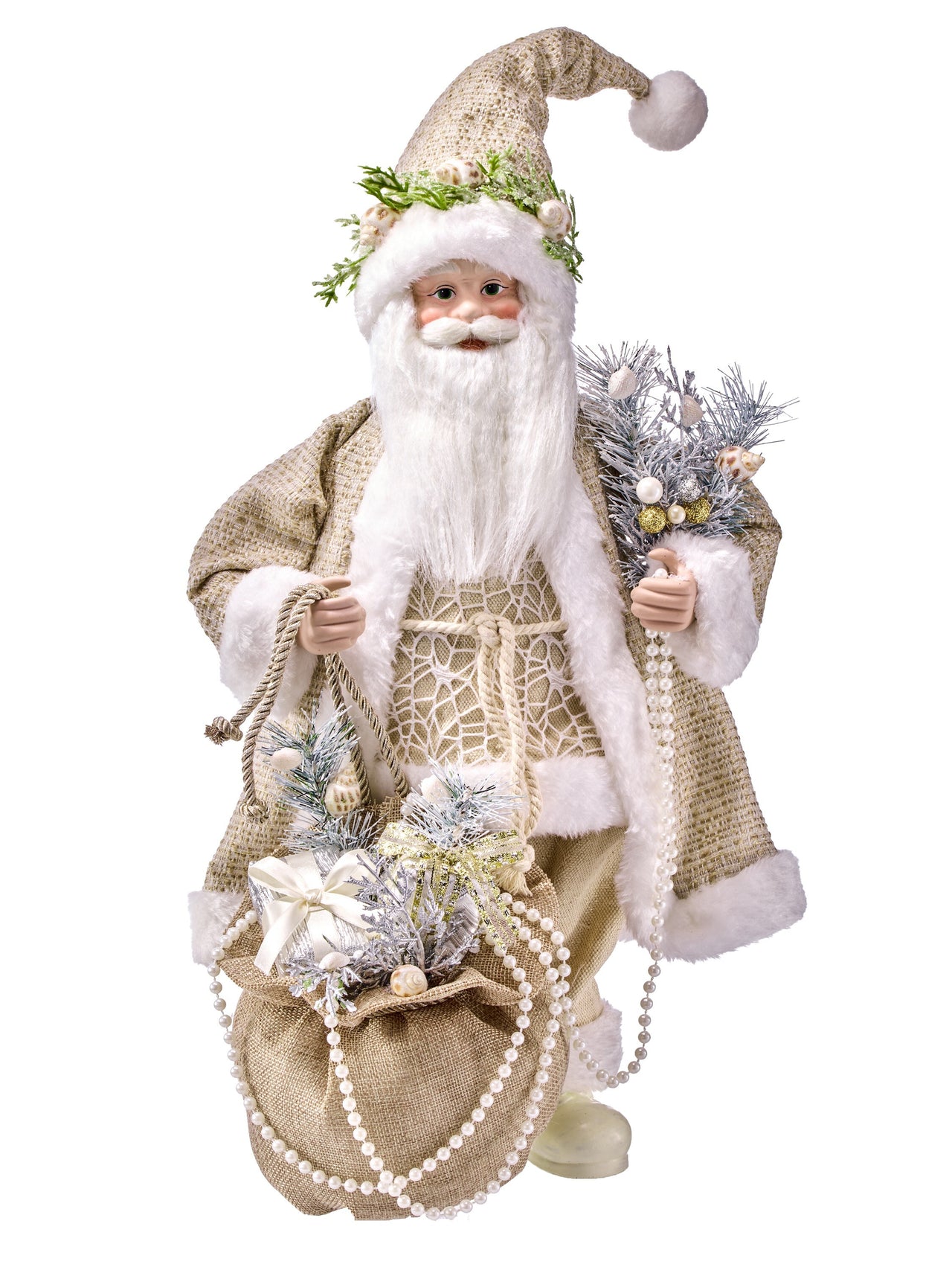 20" Coastal Santa W/Sack