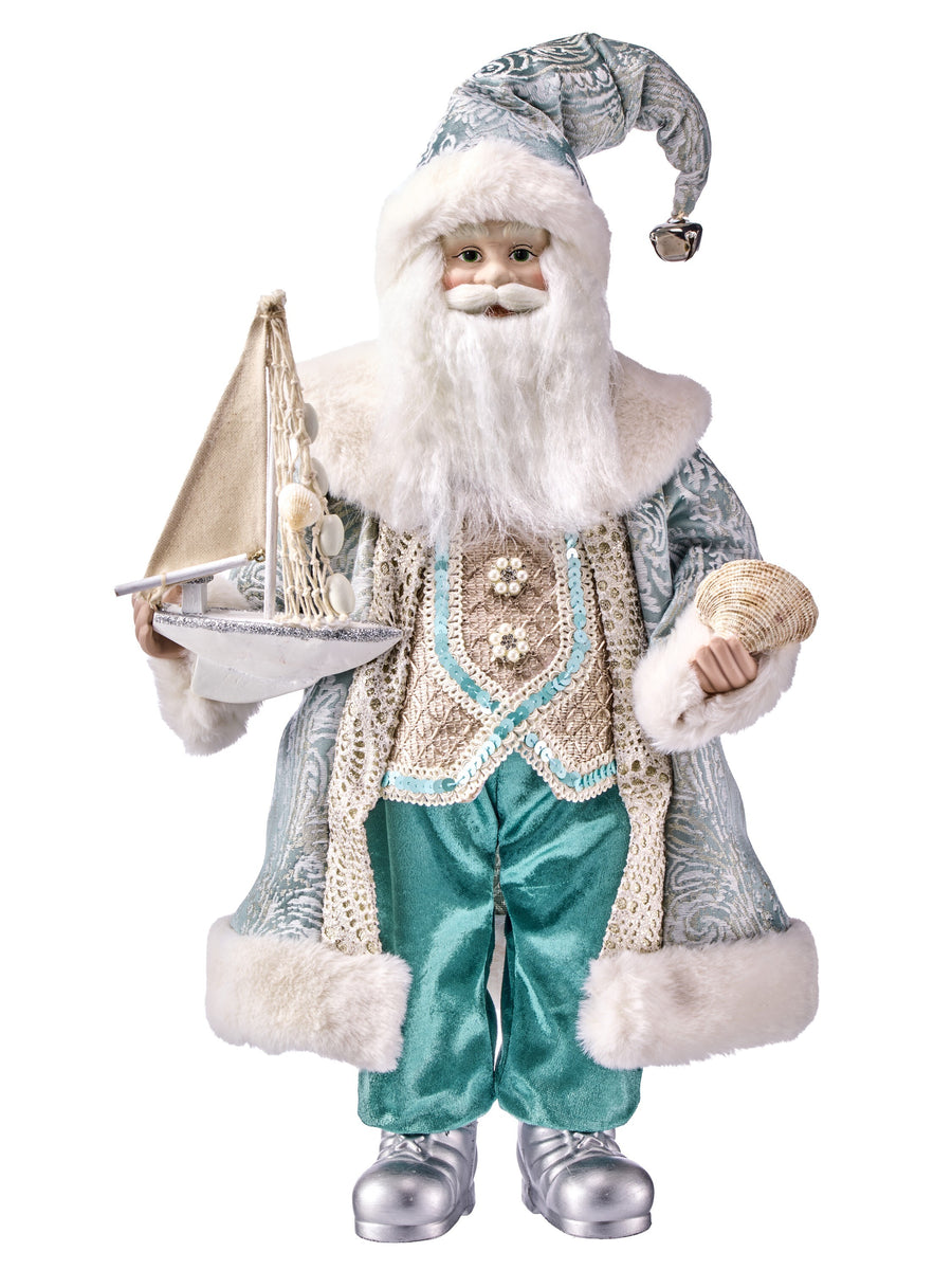 20" Coastal Santa W/Sailboat