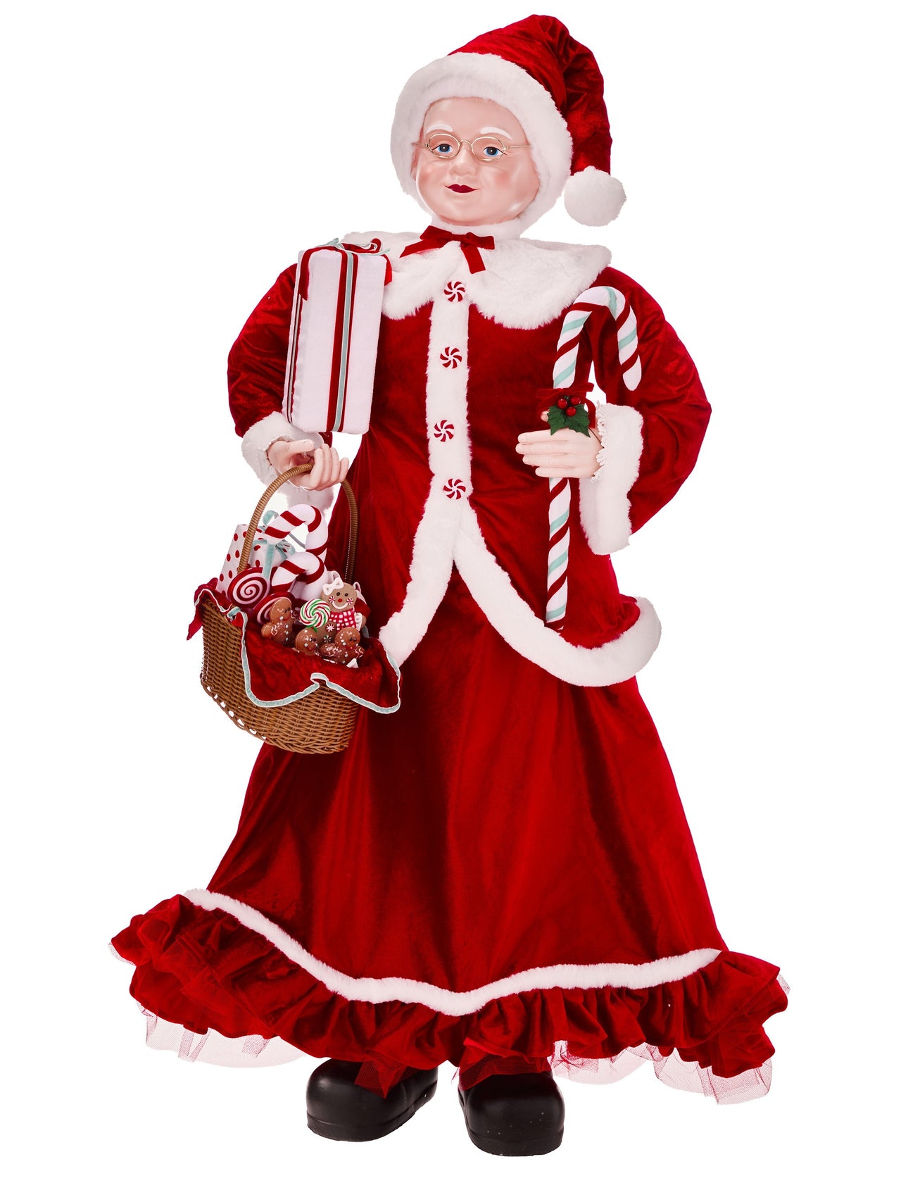 48" Peppermint Lane Mrs. Claus