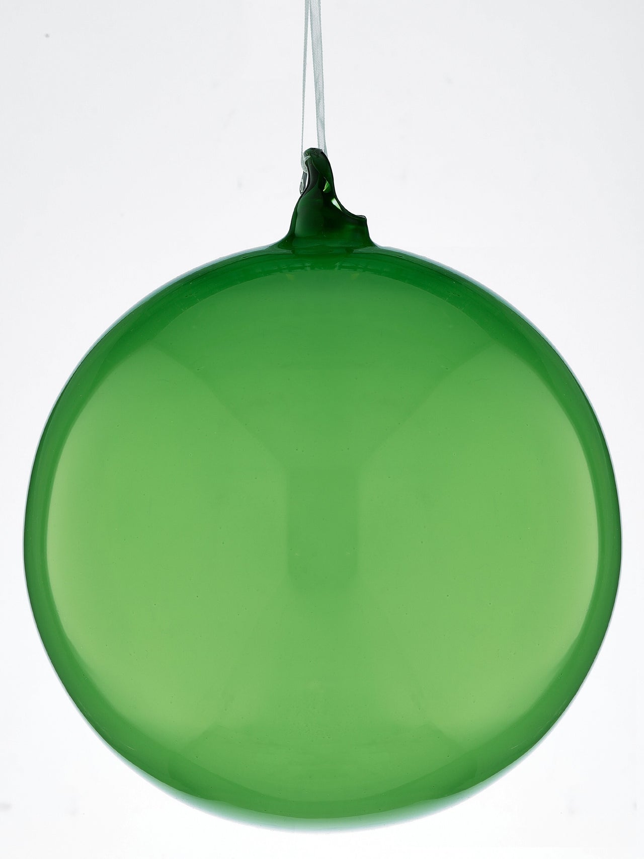 6" Glass Shiny Ball Ornament