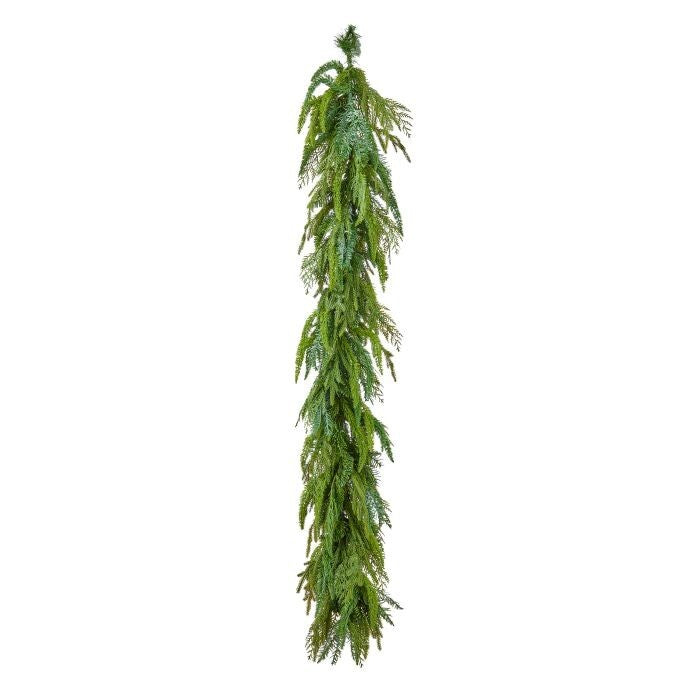 60" Uv Natural Touch Mixed Evergreen Garland