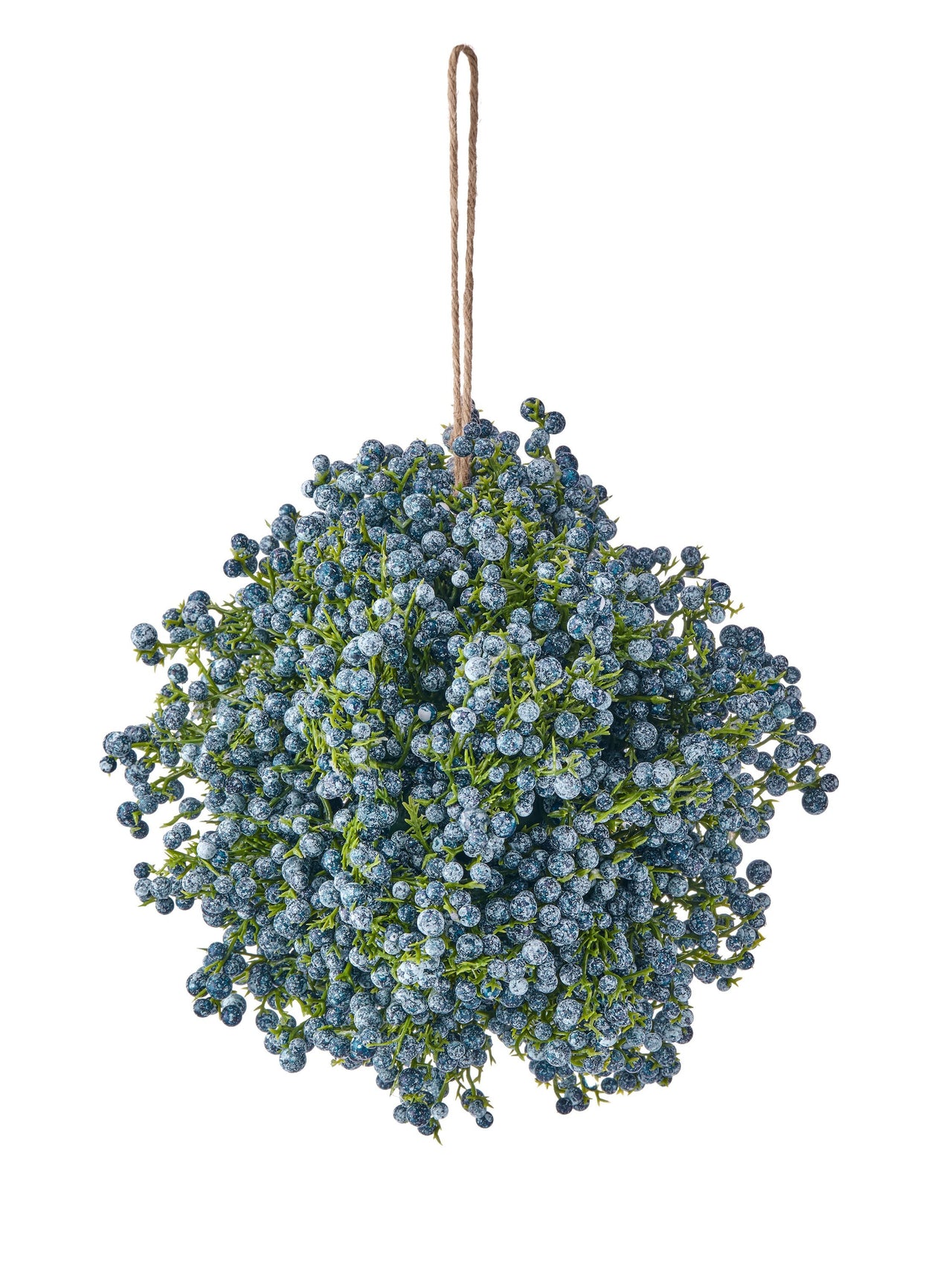 6" Plstc Juniper Berry Kissing Ball