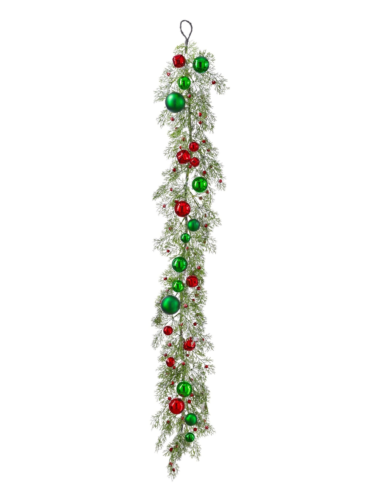 48" Jingle Bell /Ball/Cedar Garland
