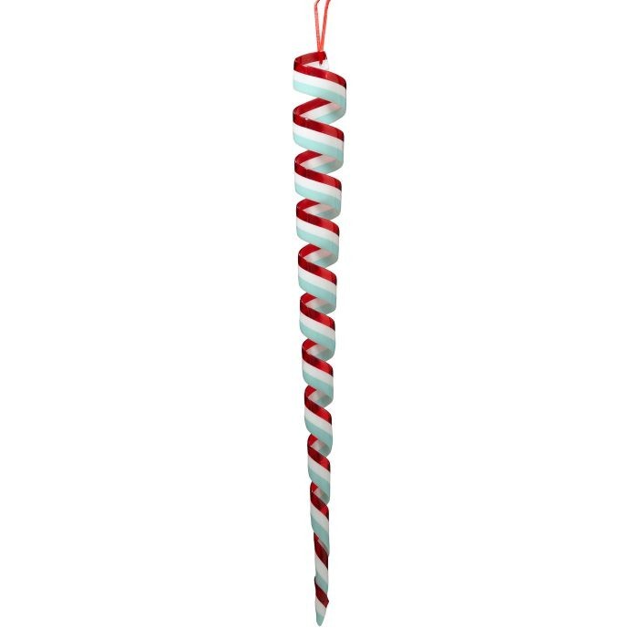 24" Plstc Spiral Ribbon Candy Ornament