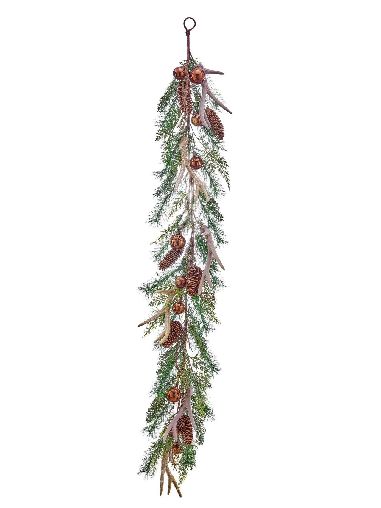 48" Antler /Cone/Pine Garland
