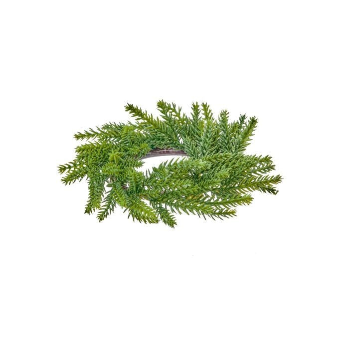8"Mini  Frasier Fir Candle Ring 3.5"Id