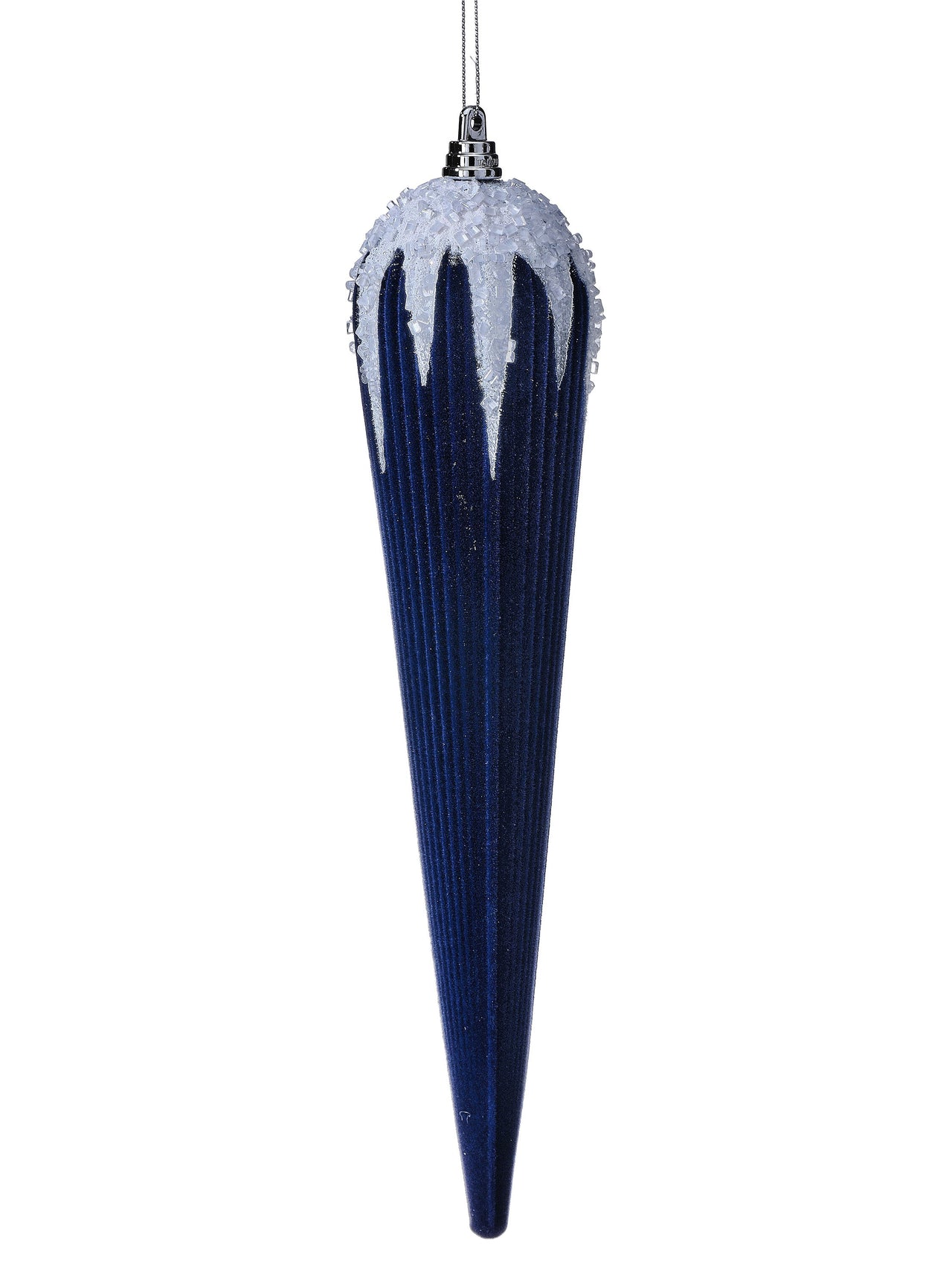 11" Vp W/Ice Flocked Finial