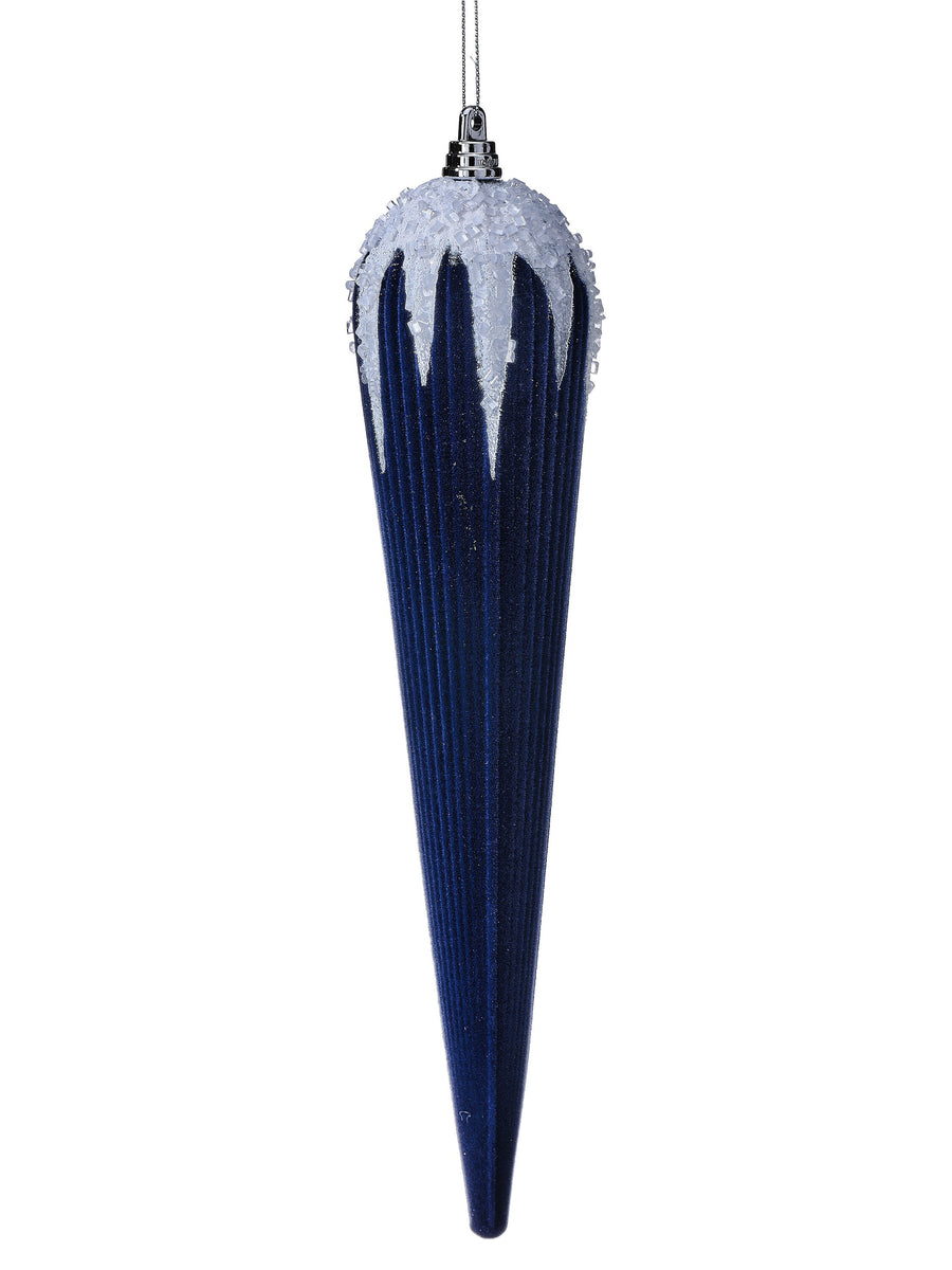 11" Vp W/Ice Flocked Finial