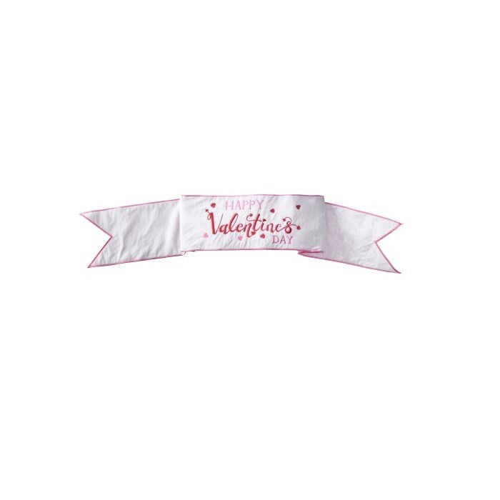 6X44" "Happy Valentines Day" Fabric Banner