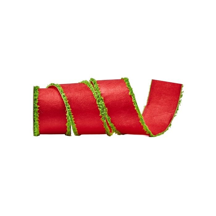 4"X10Y Felt W/Edge Ribbon