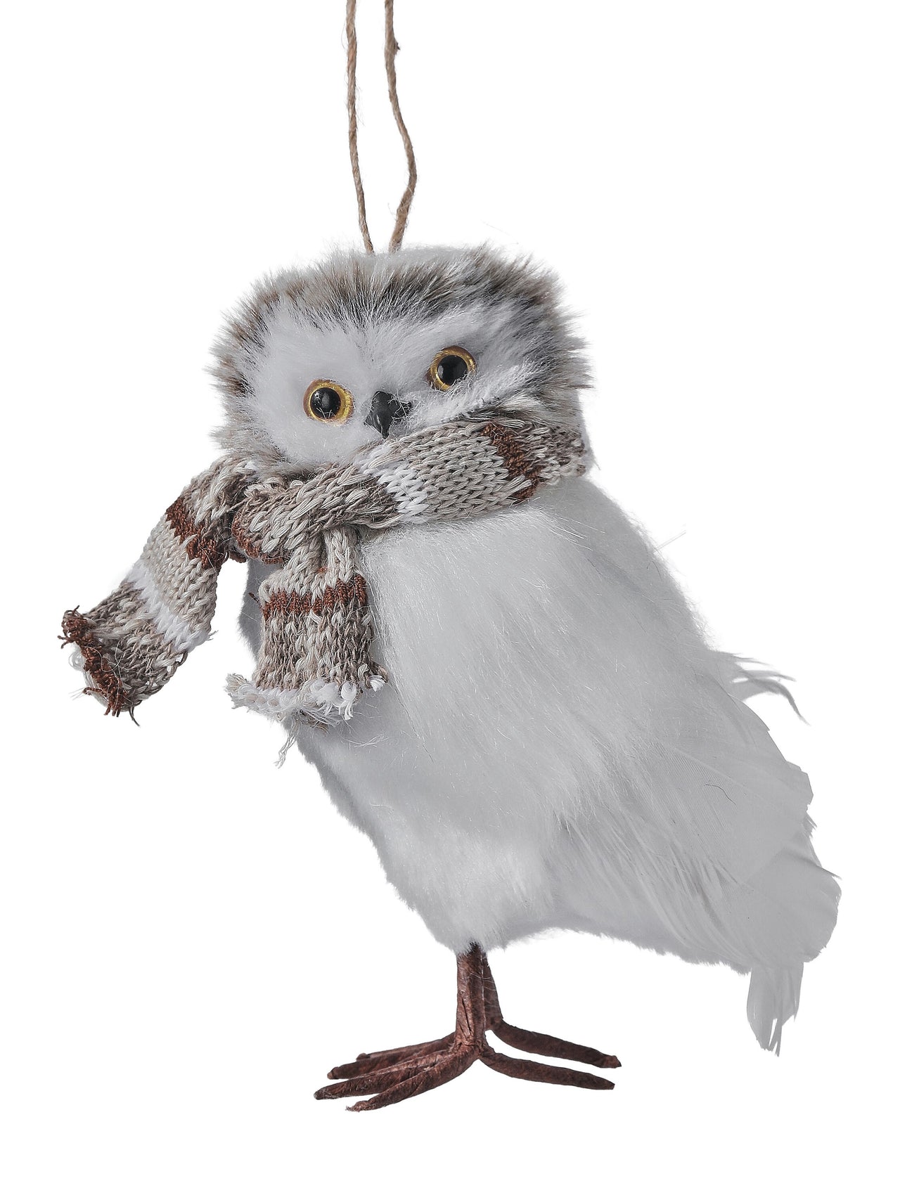 5" Winter Warmth Forest Owl Ornament