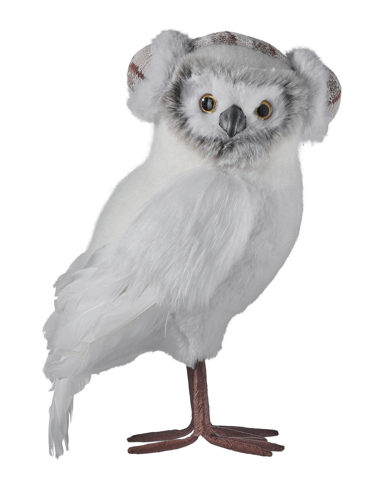 11" Winter Warmth Forest Owl