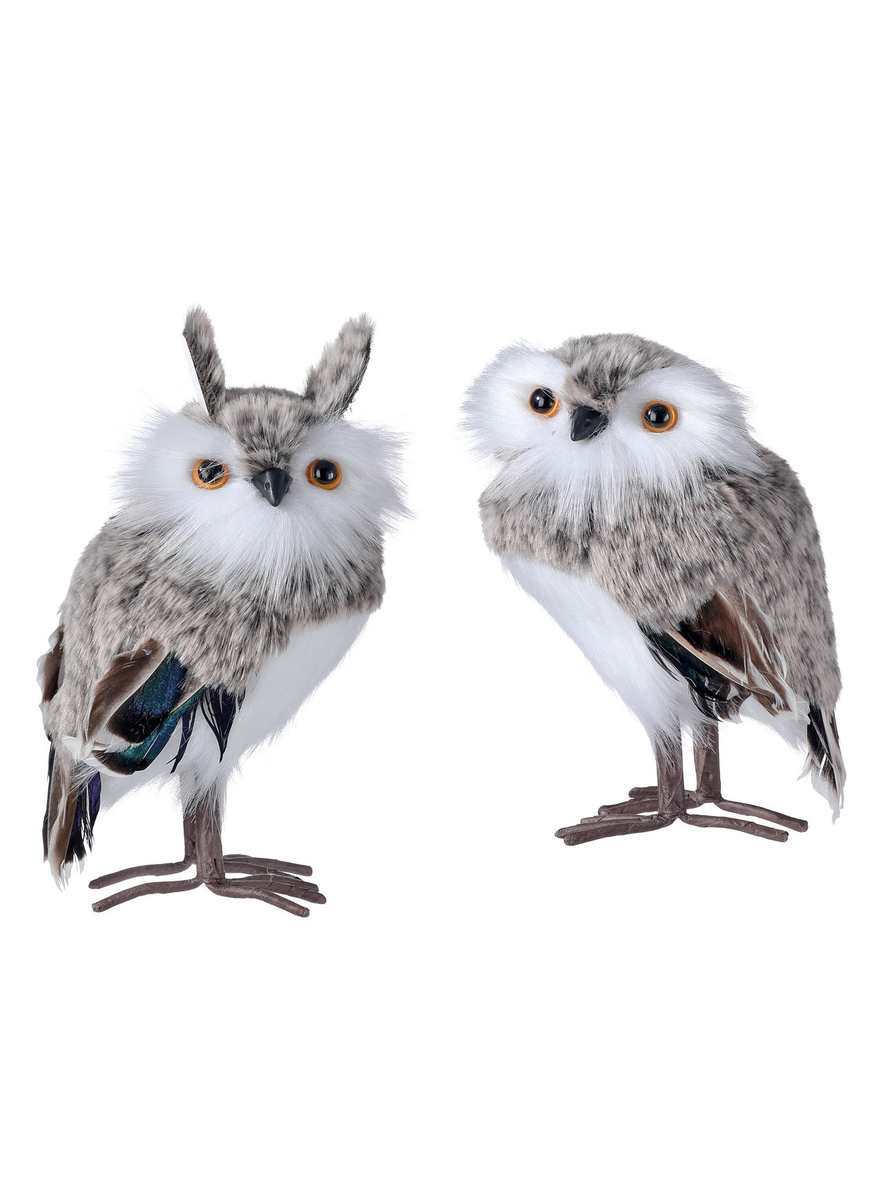 7.5" Fur/Feather Forest Owl 2/Ast