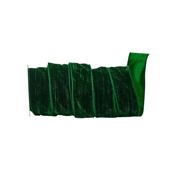 2.5"X10Y Sparkle Velvet Ribbon