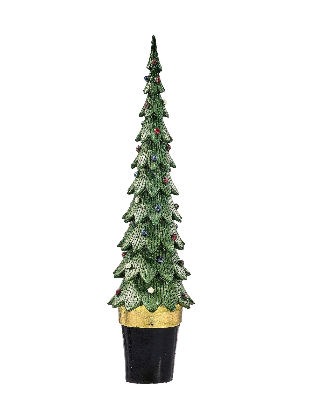 13" Resin Slim Tannenbaum Tree