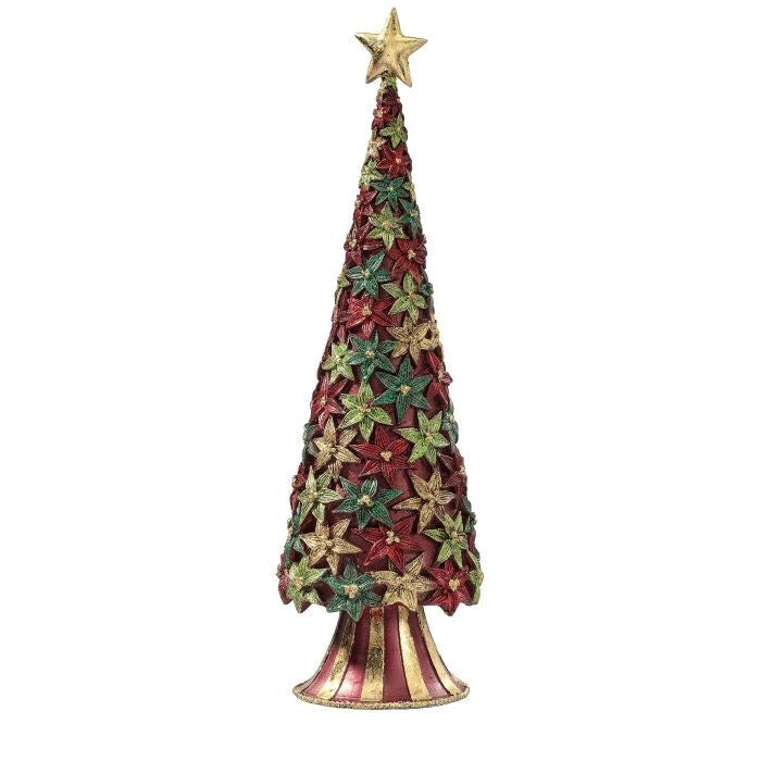 17" Resin Stargazer Blossom Cone Tree