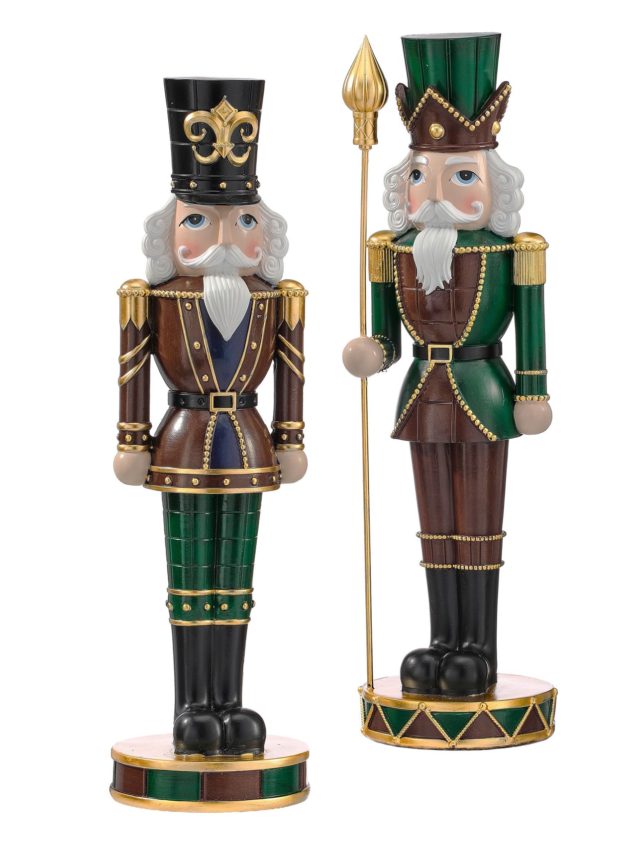 18" Resin Gentlemen Nutcracker 2/Ast
