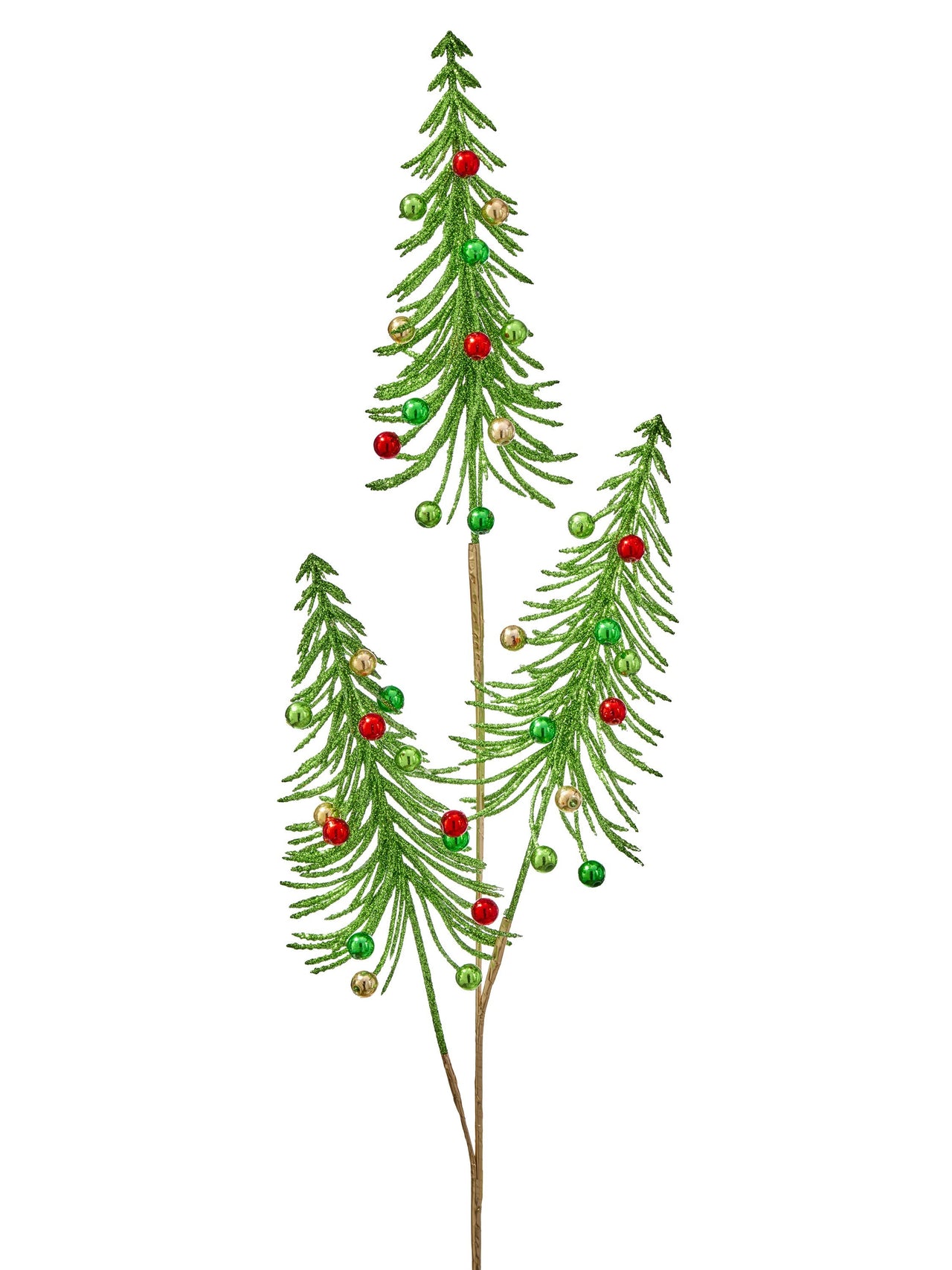 29" Glitter/Jewel Tree Spray X3