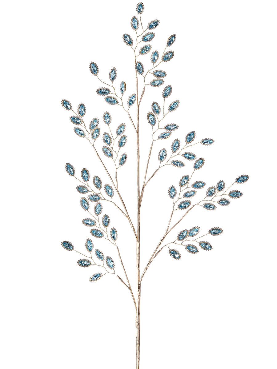 30" Jewel Leaf Spray
