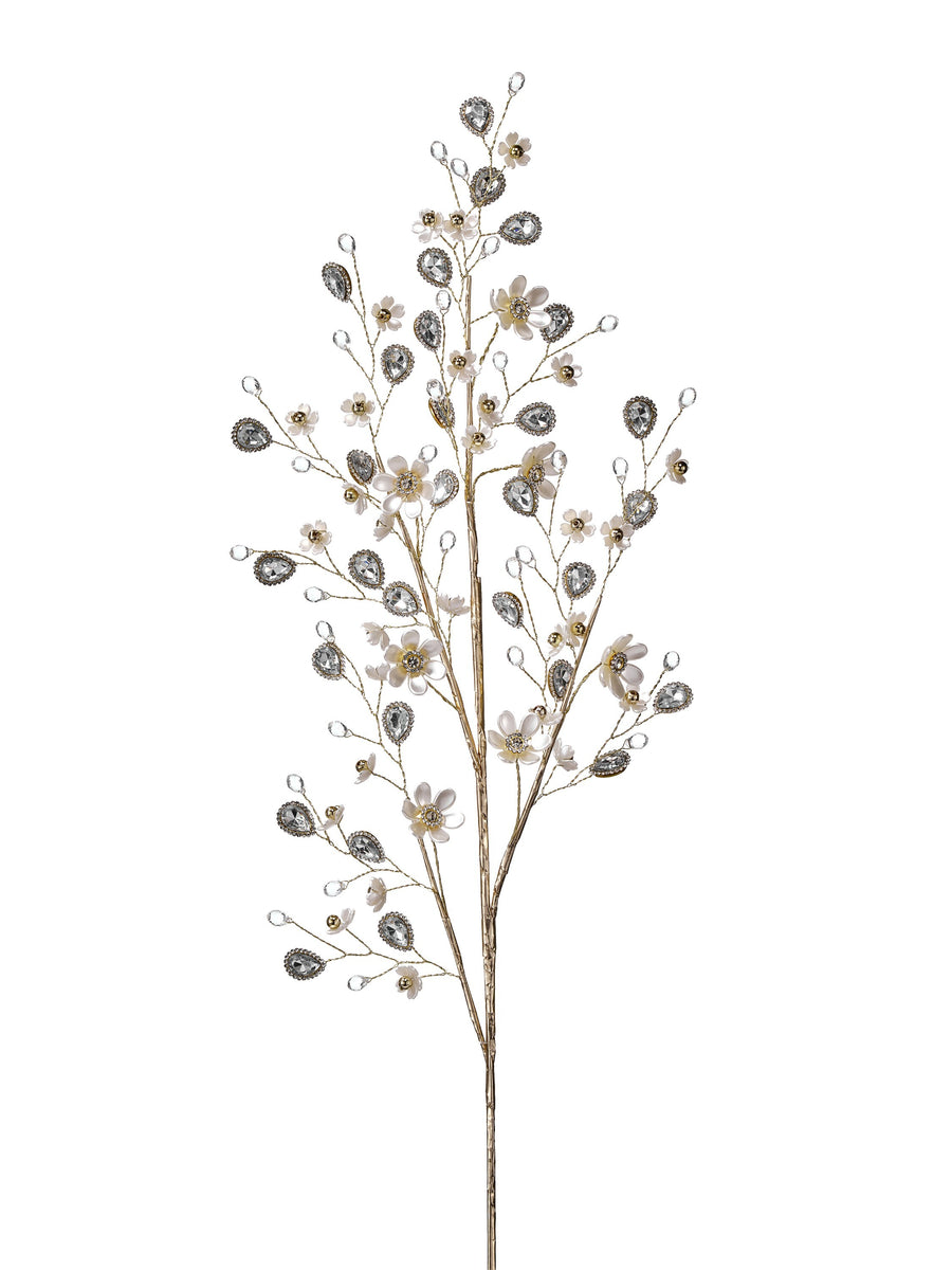 30" Petite Blossom/Jewel Spray