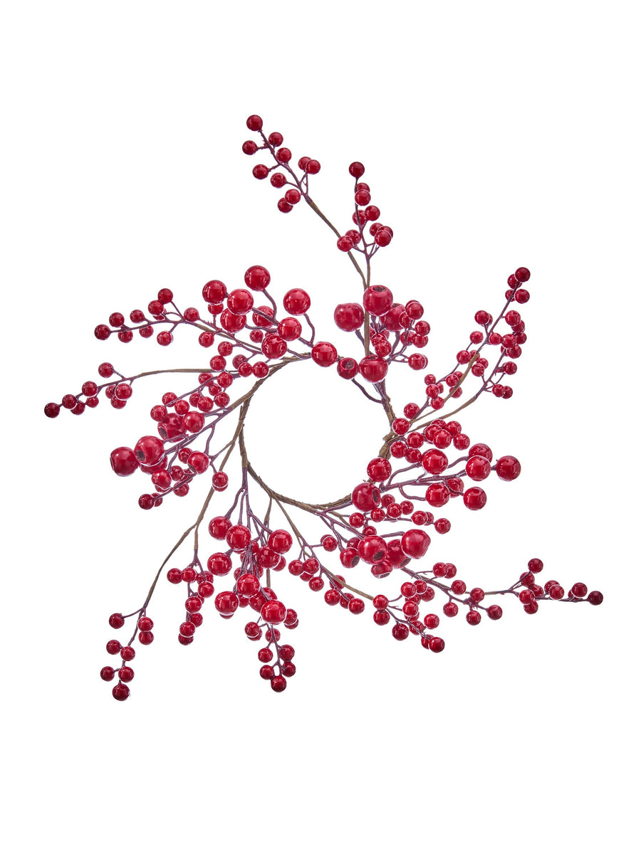 12" Wp Wild Berry Candle Ring 4.5"Id
