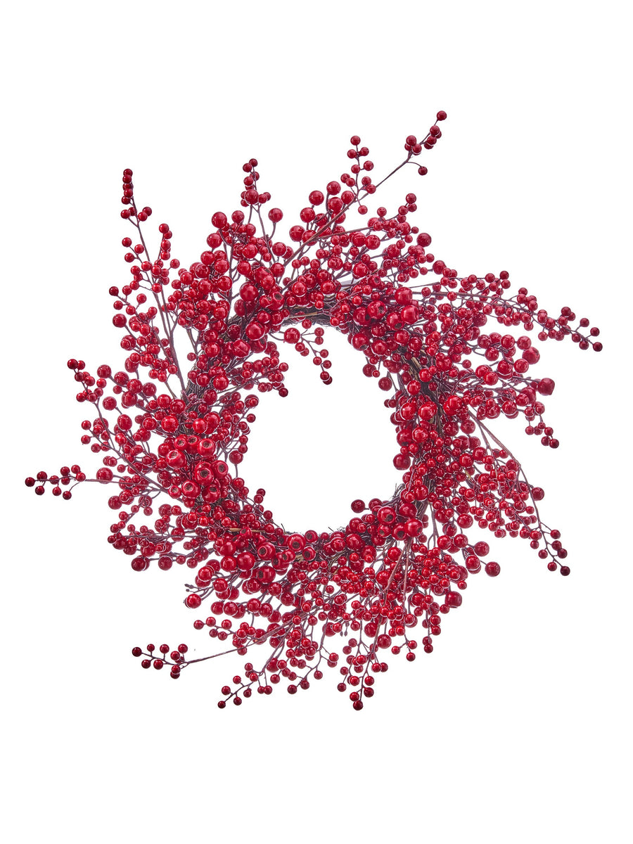 24" Wp Wild Berry Wreath