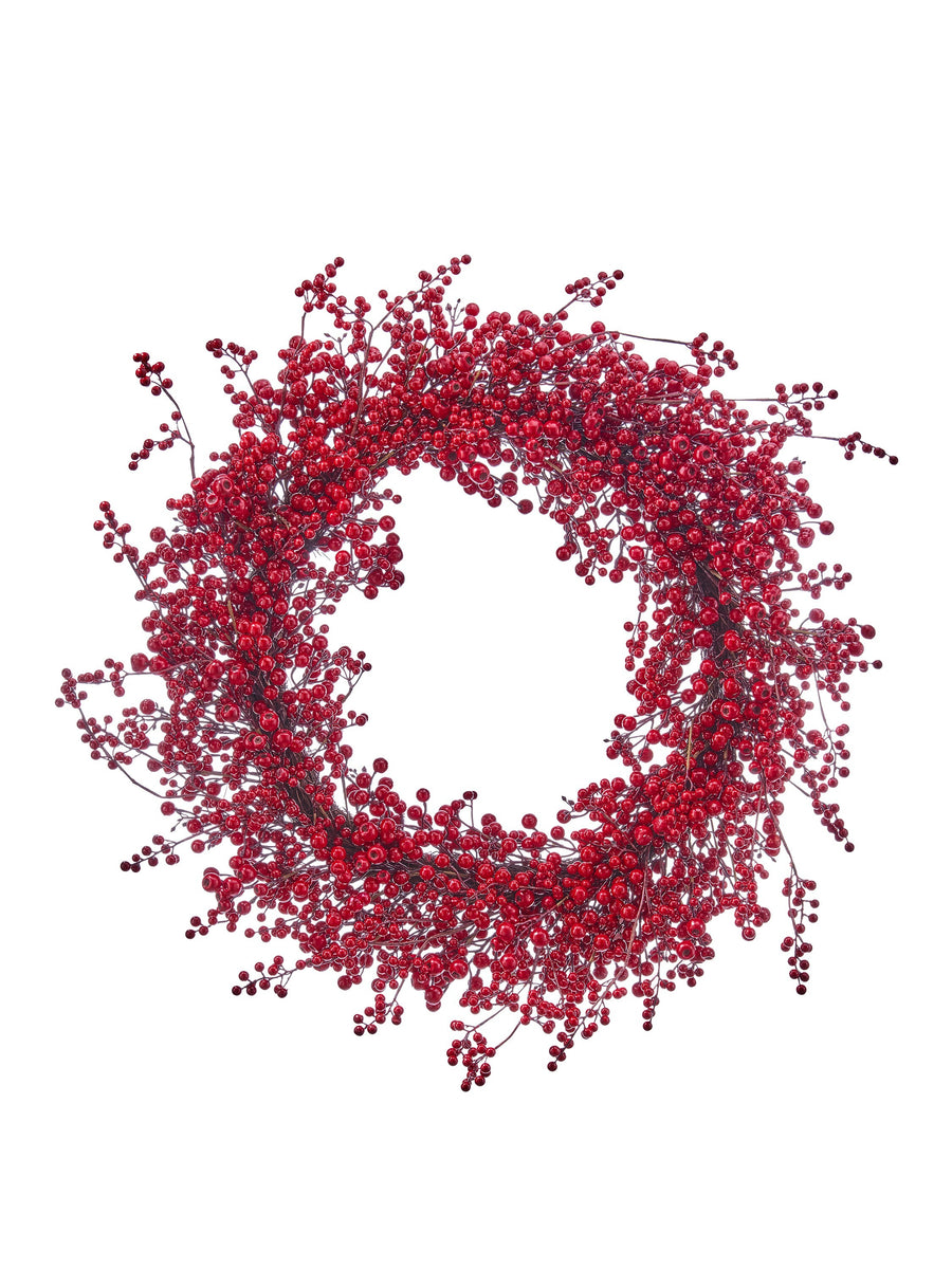 39" Wp Wild Berry Wreath