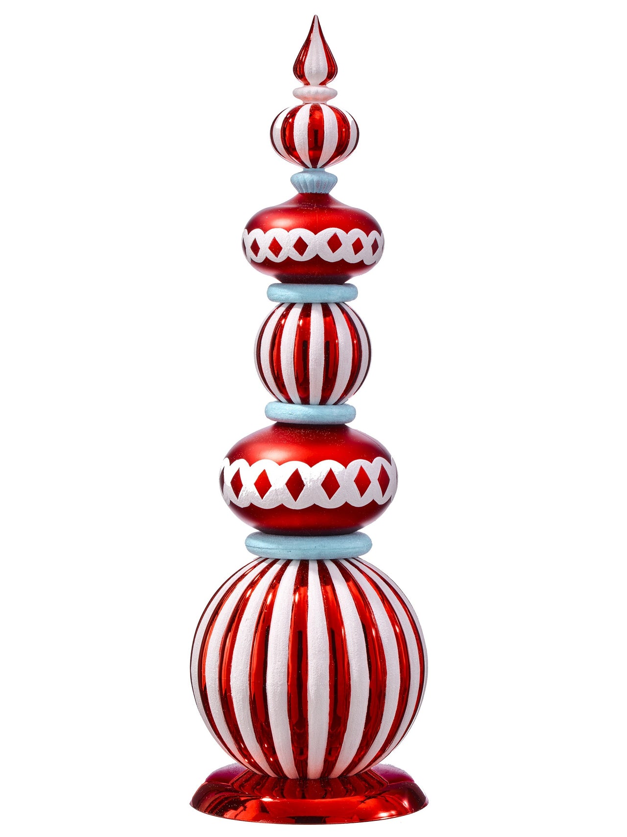 26" Vp Mat/Shiny Standing Finial