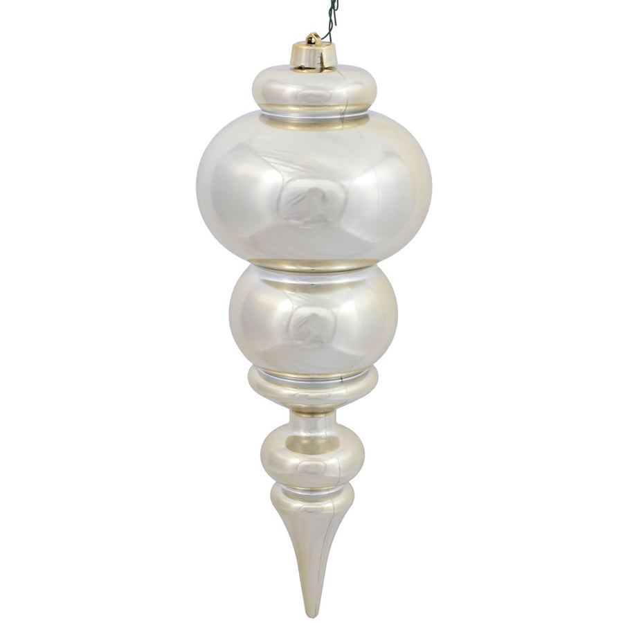 14" Champagne Shiny Finial UV Drilled