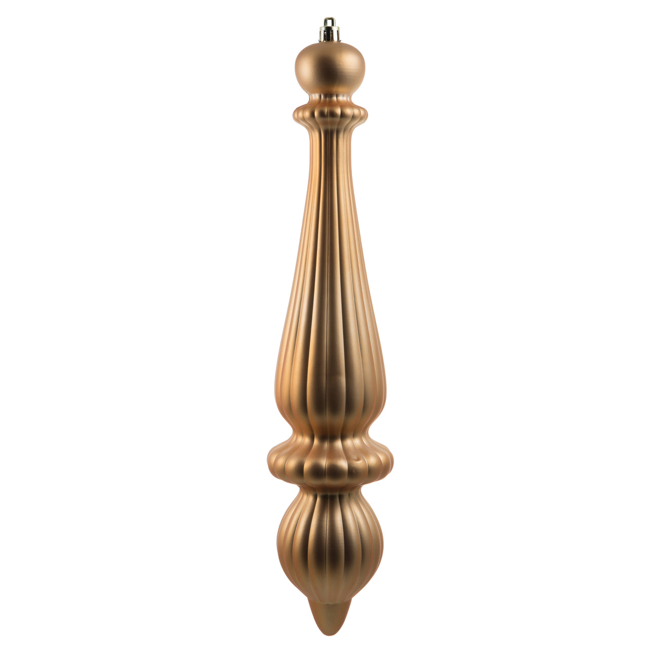14" Copper/Gold Matte Finial Drop UV