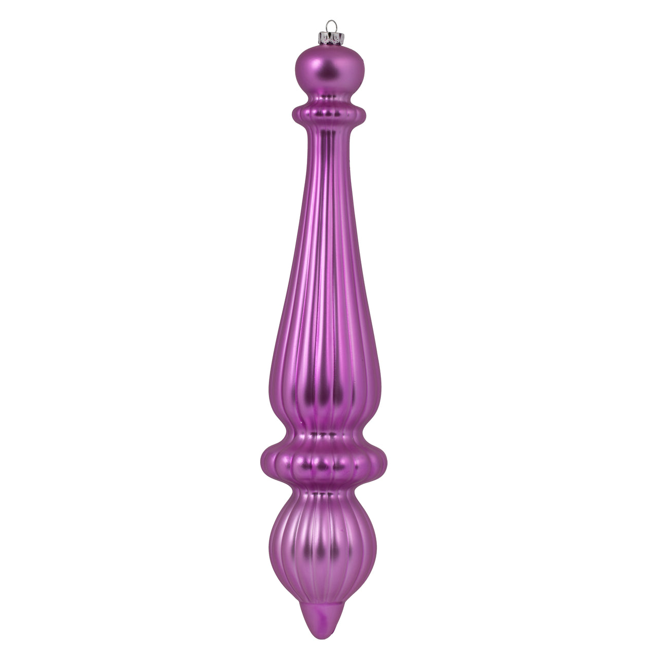 14" Orchid Matte Finial Drop UV