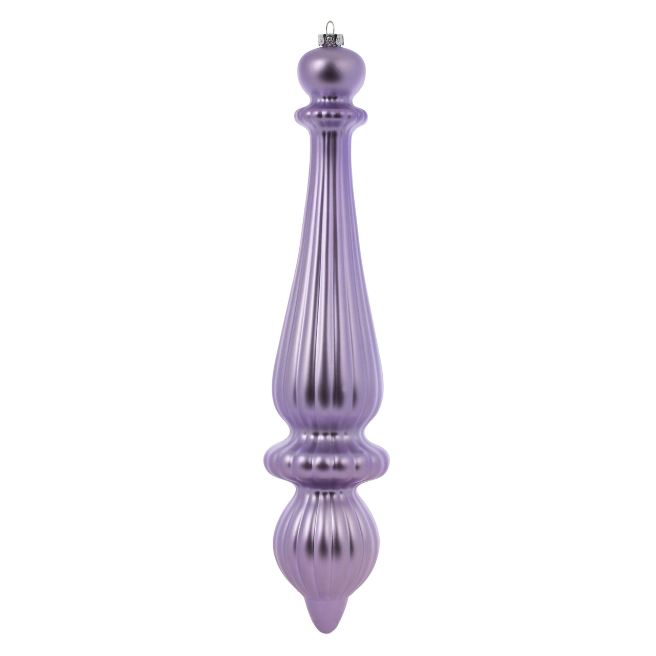 14" Lavender Matte Finial Drop UV