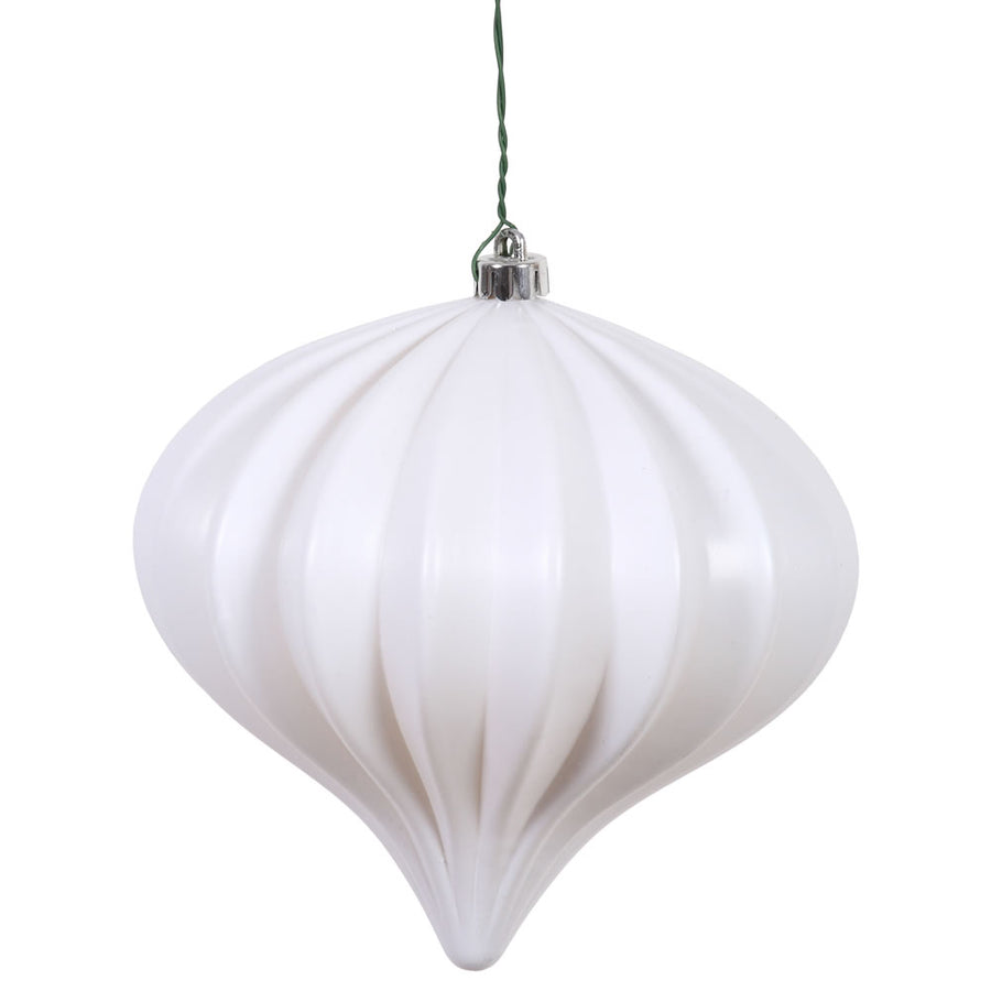5.7" White Matte Onion UV Drilled