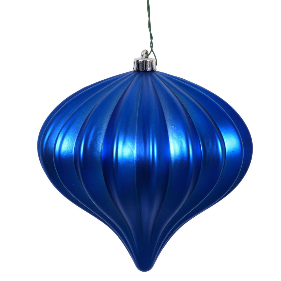 5.7" Blue Matte Onion UV Drilled