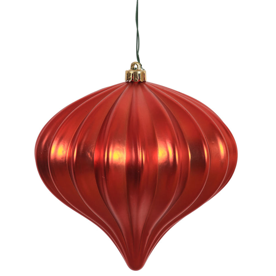 5.7" Red Matte Onion UV Drilled