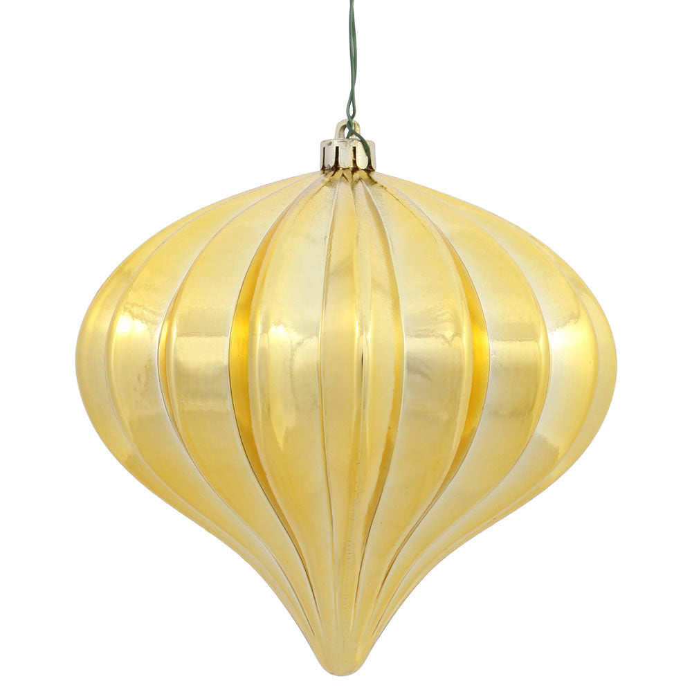 5.7" Gold Shiny Onion UV Drilled