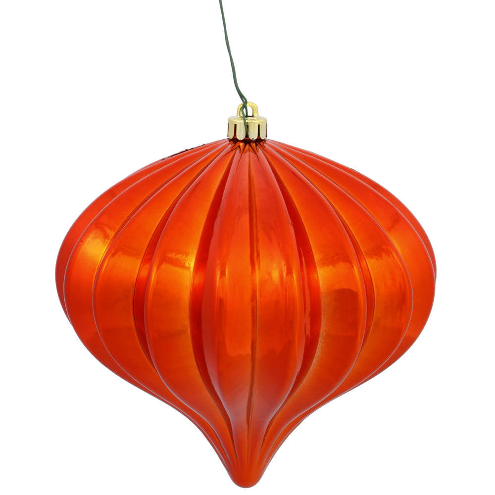 5.7" BurnOrange Shiny Onion UV Dril