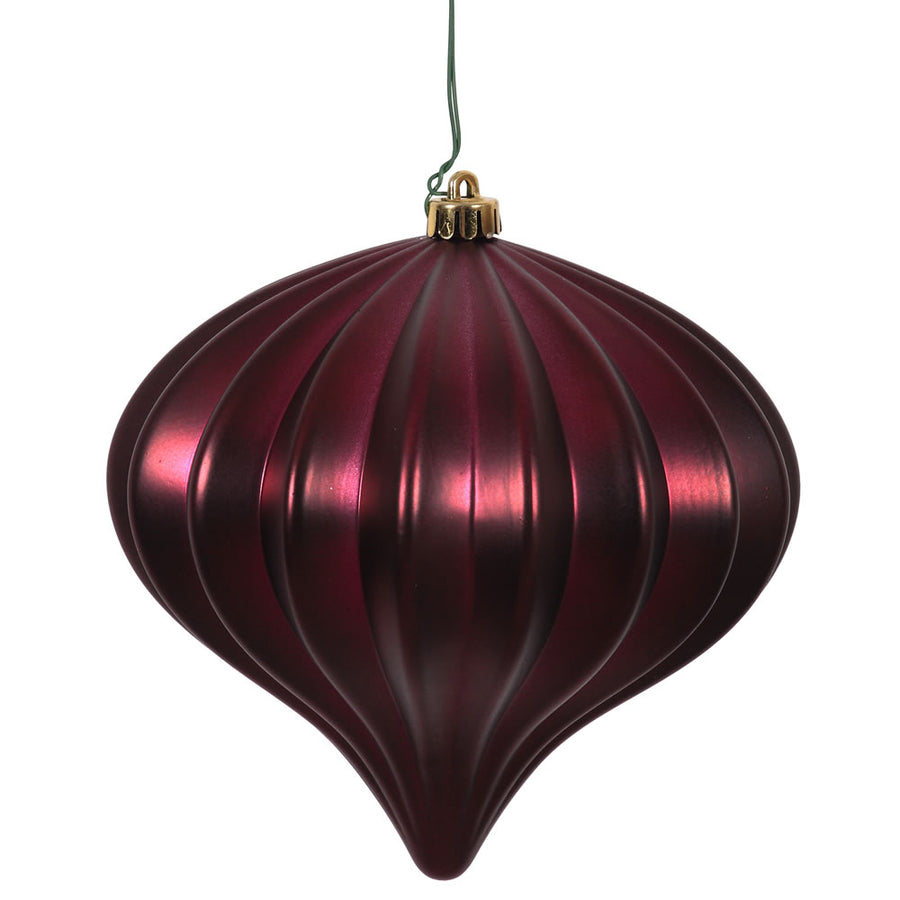 5.7" Wine Matte Onion UV Drilled