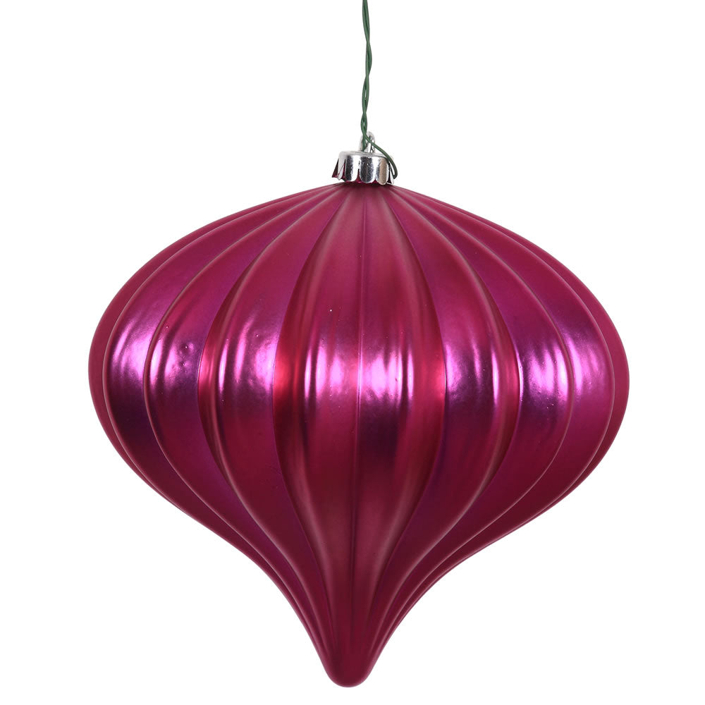 5.7" Wine Shiny Onion UV Drilled