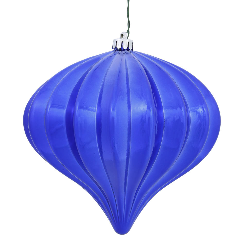 5.7" CobaltBlue Shiny Onion UV Dril