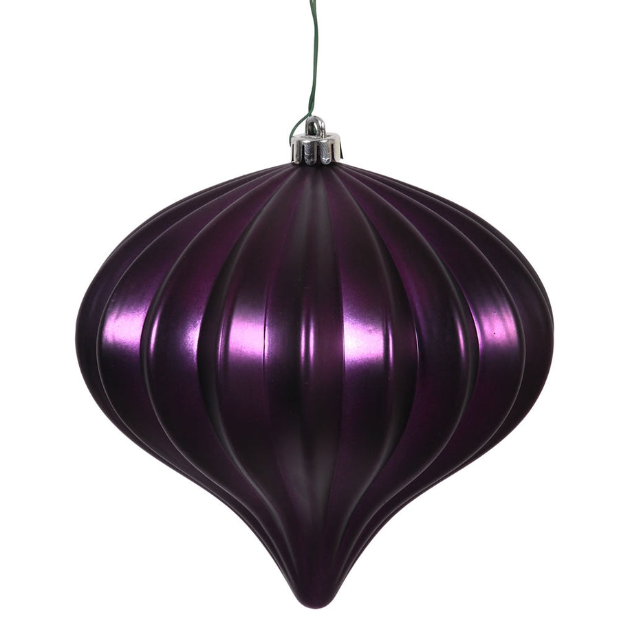 5.7" Plum Matte Onion UV Drilled