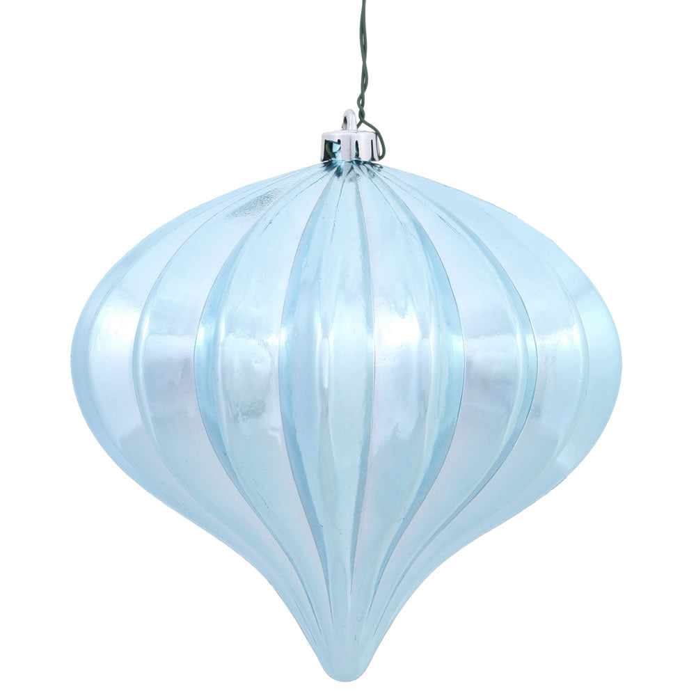 5.7" Baby Blue Shiny Onion UV Drill
