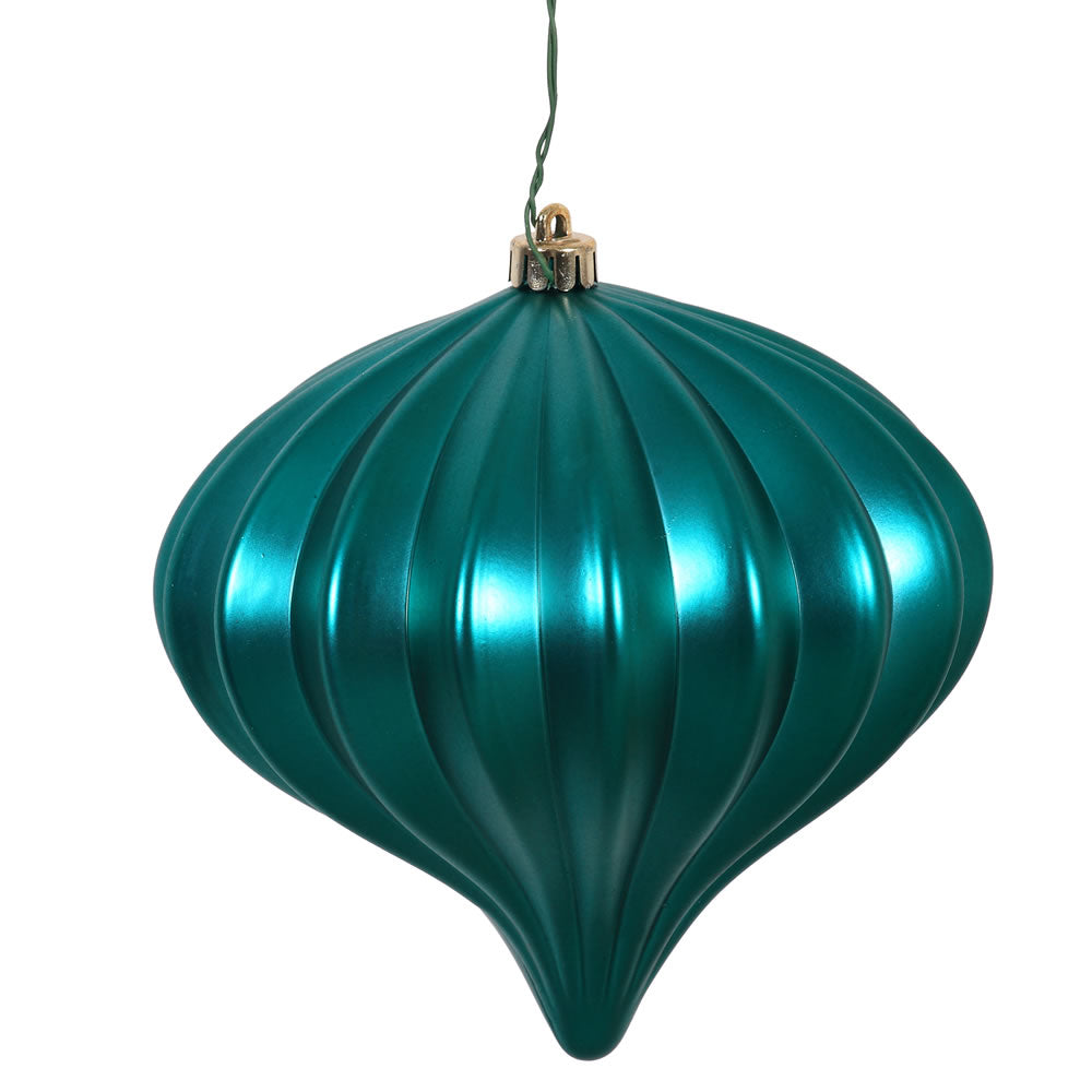 5.7" Teal Matte Onion UV Drilled