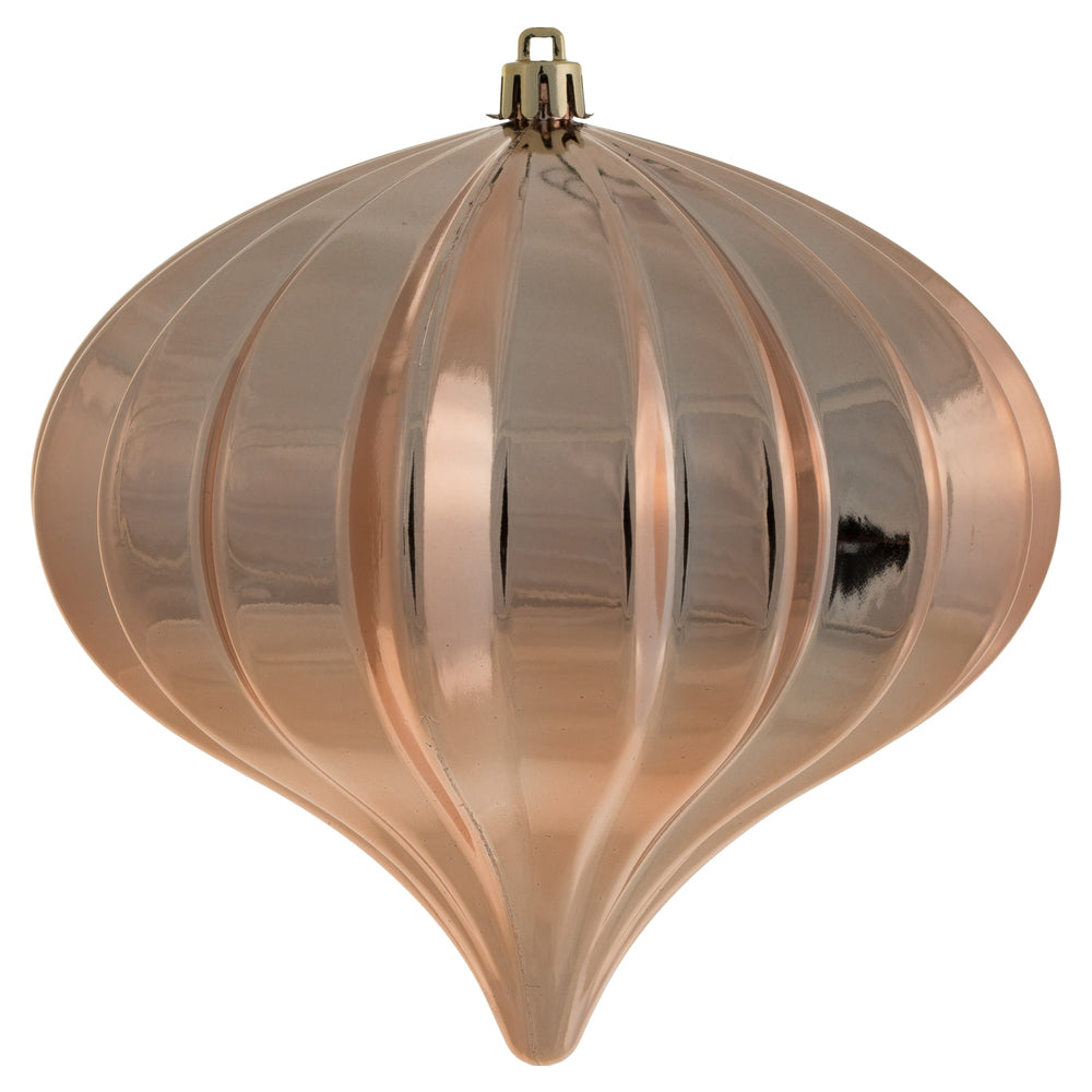 5.7" Rose Gold Shiny Onion Uv Drill