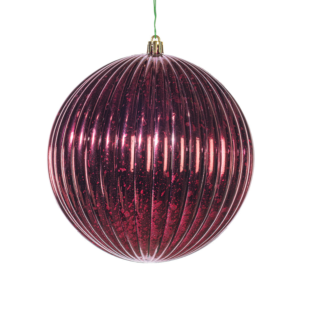 6" Burgundy Mercury Lined Ball