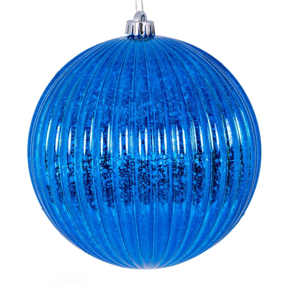 4" Blue Mercury Lined Ball