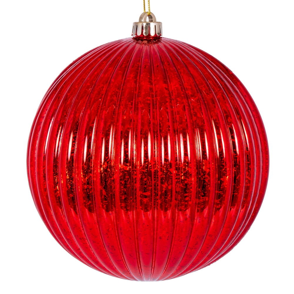 6" Red Mercury Lined Ball