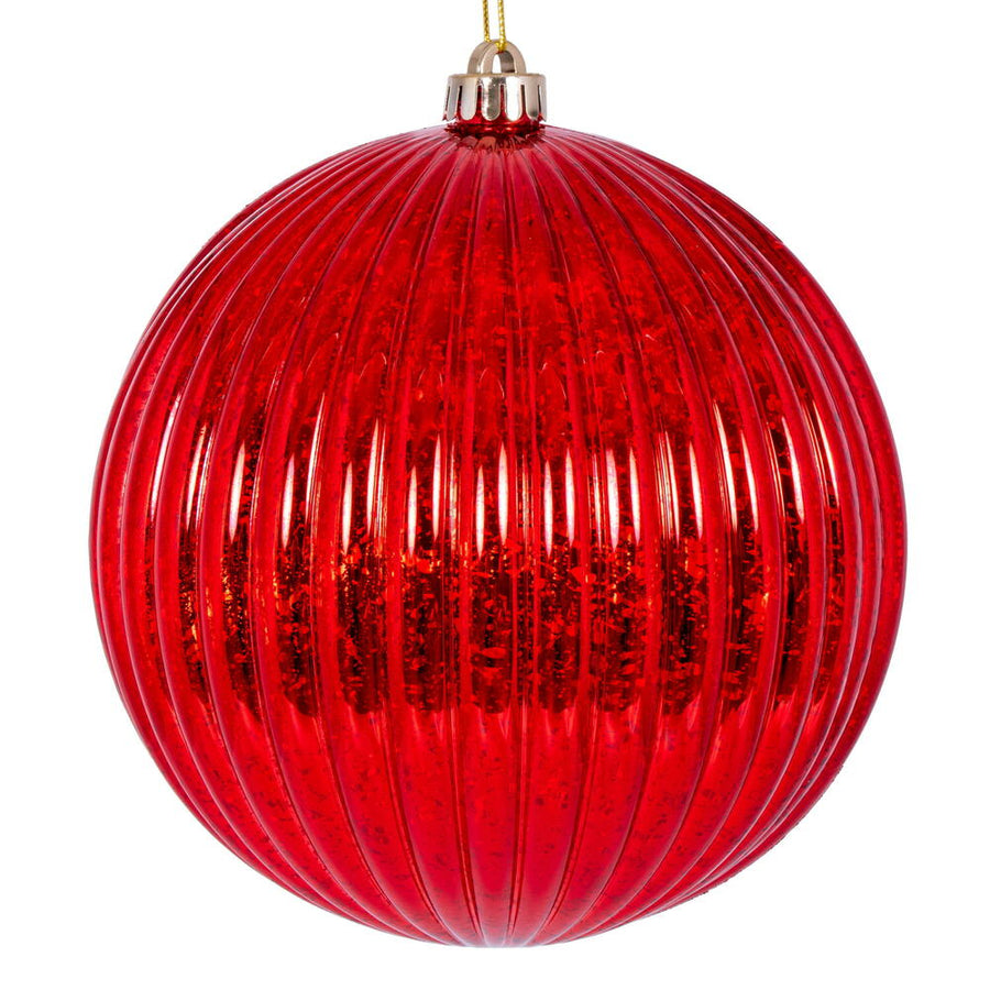 6" Red Mercury Lined Ball