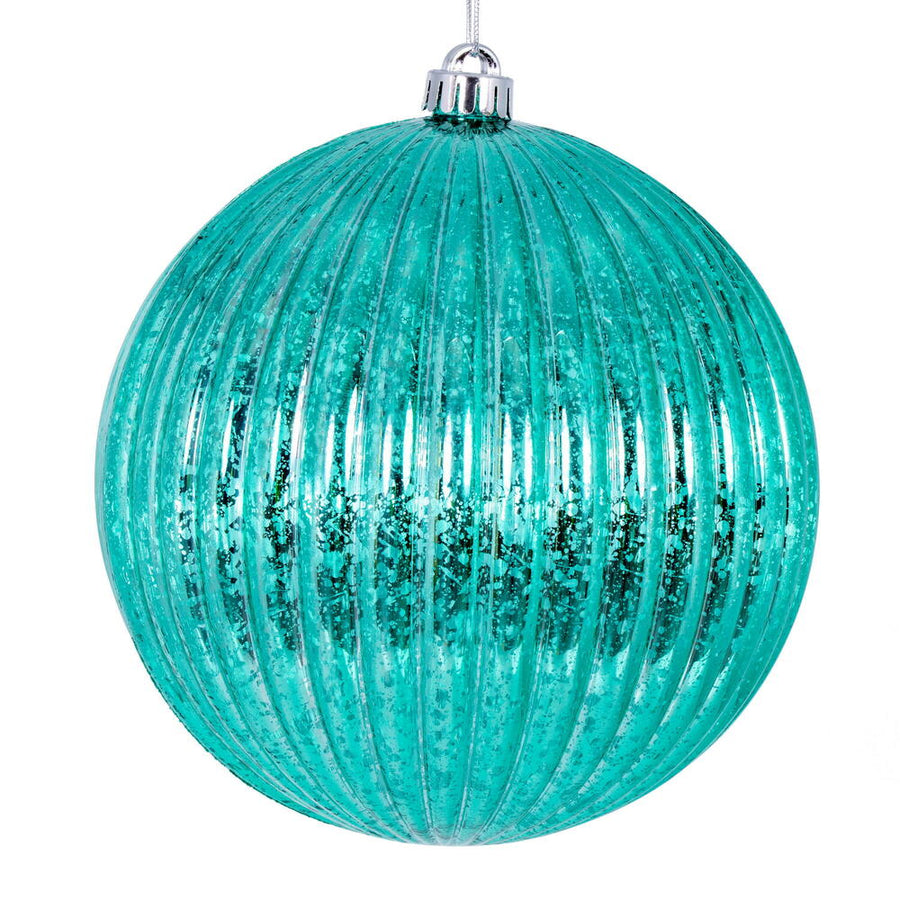 6" Teal Mercury Lined Ball