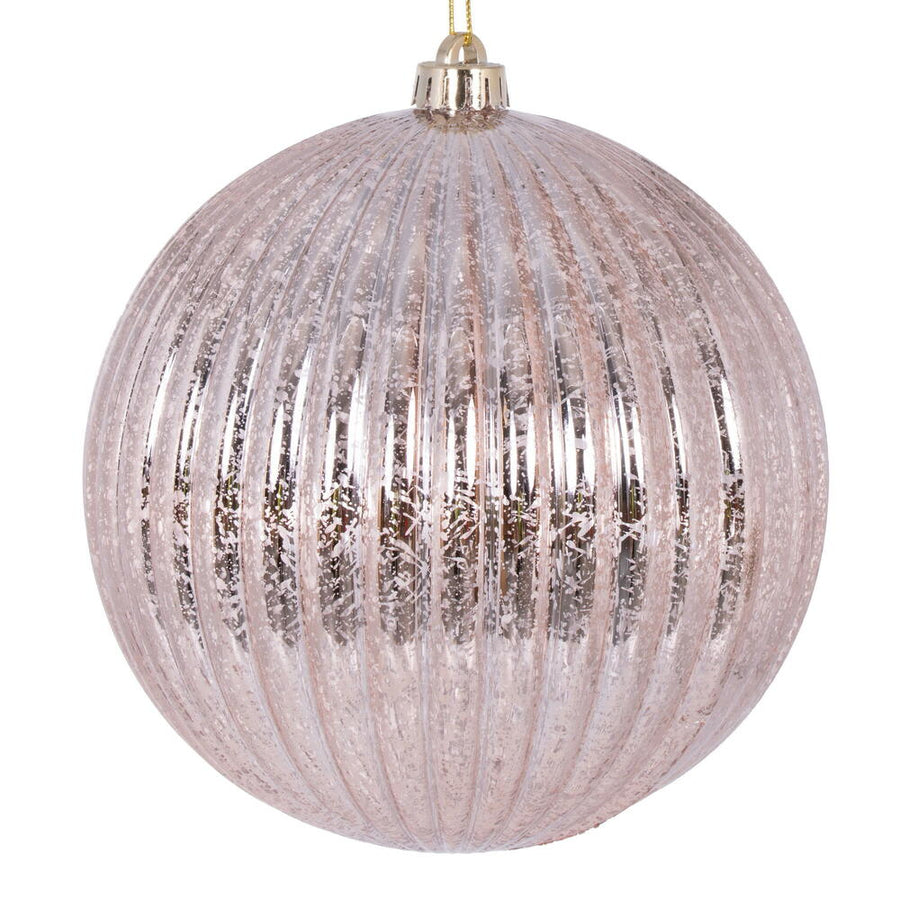 8" Rose Gold Mercury Lined Ball